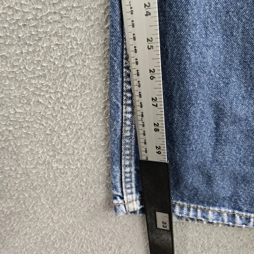 VINTAGE Levi's 505 Men Jeans 31X34 Blue Y2K Denim Straight Leg 33